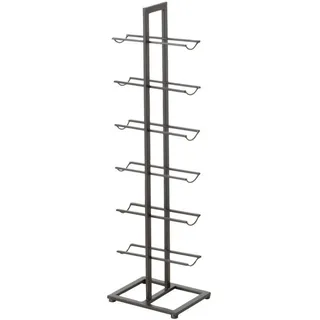 Boltze Weinregal 25 x 20 x 91 cm Schwarz