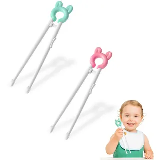 ARYIMYDP 2 Paar Essstäbchen Hilfe Stäbchen Kinder, Kinder Essstäbchen, Sushi Stäbchen, für Anfänger