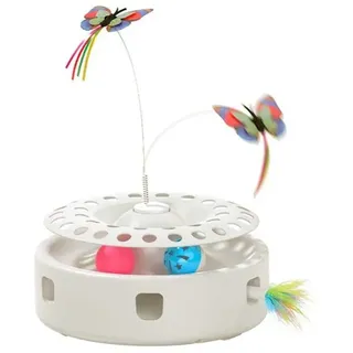 rojeco 3 In 1 Interaktives Katzenspielzeug - White / Blue / Yellow