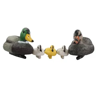 colourliving Teichfigur Schwimm Ente 5cm Bunt