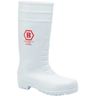 Blackrock Weiße Sicherheitsgummistiefel für Männer und Frauen