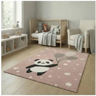 jimri Kinderteppich 80 x 150 cm Rosa