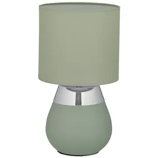 Relaxdays Tischlampe Grün