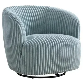 le canapé Loungesessel drehbar Sessel Relaxsessel Drehsessel Alma aus Kord