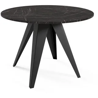 Feldmann-Wohnen Gerda Ø 90 cm Pietra Grigia schwarz