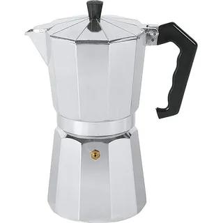 Krüger Espressokocher 9 Tassen Silber
