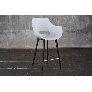 KAWOLA Thekenhocker Zaja 57 x 103 x 59 cm Weiß