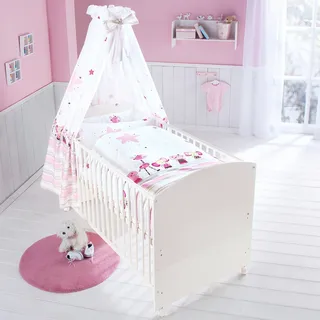 Schardt Babybett mit Ausstattung Banjo 70x140 cm, weiss