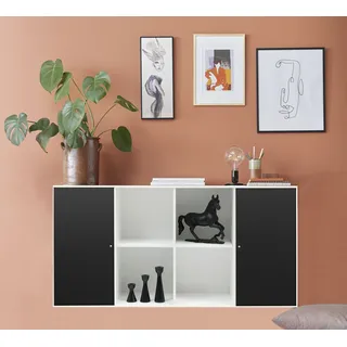 Hammel Furniture Mistral Kubus 136 x 69 x 32,5 cm Schwarz/Weiß