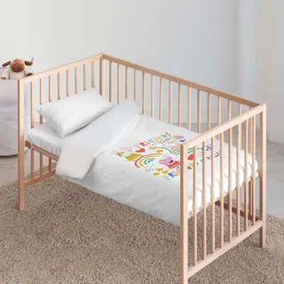 Belum | Bettbezug Peppa Pig | Bettbezug Modell Together | Bettbezug mit Knöpfen | Bettbezug 100% Baumwolle | Bettbezug (Kinderbett 100 x 120)