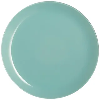 Luminarc Arty Soft Speiseteller, Glas, Teal, 26x26x2 cm
