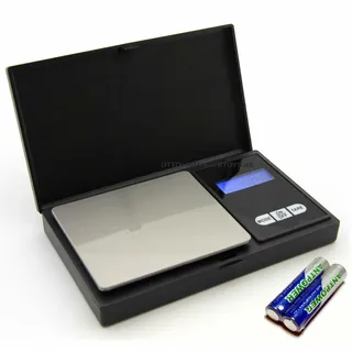 VARA Taschenwaage Pocketwaage 200g / 0,1g Feinwaage kleine Waage Digitalwaage schwarz