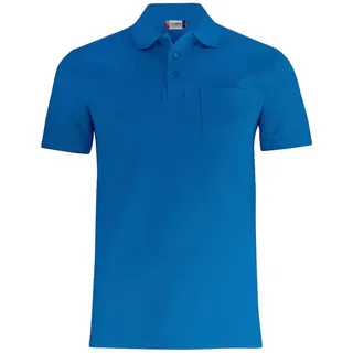 Clique Basic Pocket Poloshirt blau 4XL