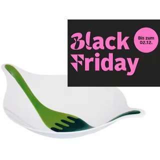 Koziol LEAF L+ Salatschale Grün/Weiß 1-tlg.