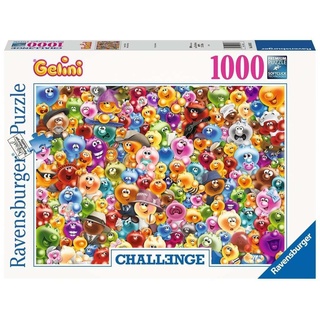 Ravensburger Puzzle 16469 Ganz viel Gelini Challenge 1000 Teile Puzzle, 1000 Puzzleteile, Made in Europe bunt