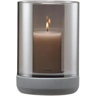 BLOMUS Windlicht Calma Glas Steel Gray