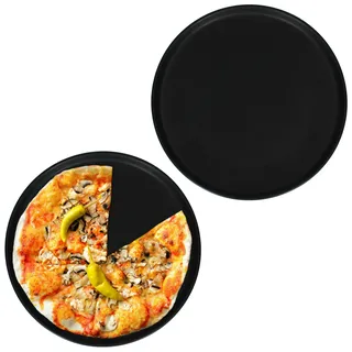 2er Set NERO Pizzateller GROSS 31 cm schwarz - 27020420