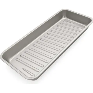 Grillschale Kohleschale 66x27x6cm Alu beschichtete Auffangschale | Hitzebeständige Fettwanne | Universal passende Schale für Gas- und Kohlegrills