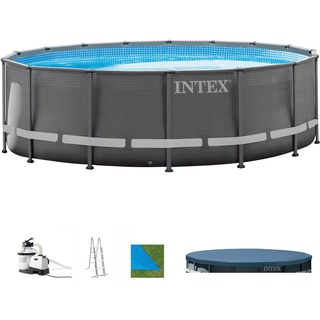 INTEX Swimming Pool 488 x 122 cm Frame Pool Set Ultra Rondo XTR 26326