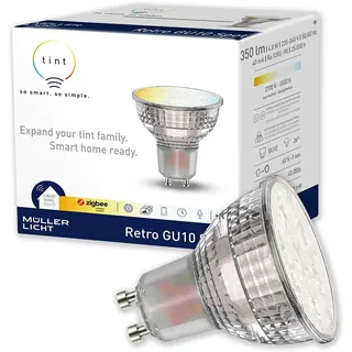 TINT MüllerLicht zigbee Smart+ LED Spot Retro 4,8W GU10 EEK: F (Spektrum A-G)