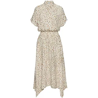 LASCANA Midikleid Beige Punktedruck 36