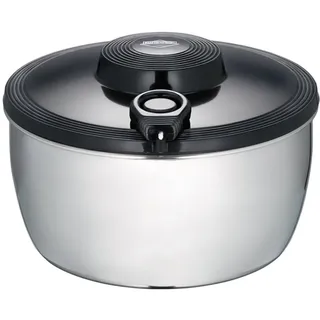 Küchenprofi Salatschleuder Edelstahl/schwarz