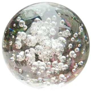 YSoutstripdu Transparente Kugel Faux Kristallkugel Wasser Brunnen Bubble Ball Feng Shui Glaskugeln 30mm