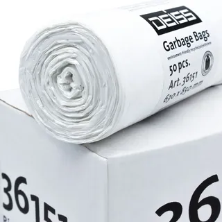 EMIL DEISS KG (GmbH + Co.) DEISS LDPE Müllsäcke 80 Liter, 36151 Karton