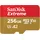 microSDXC UHS-I A2 U3 V30 + SD-Adapter 256 GB