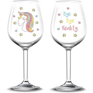 EinhornLiebe Weinglas 0,43 l 2 St.