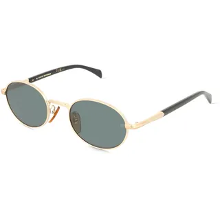 David Beckham DB 1196/S Herren-Sonnenbrille Vollrand Oval Metall-Gestell, gold