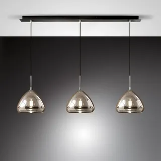 Fabas Luce Glow 3-flg. 60 cm schwarz/verchromt