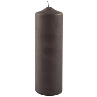 Fink Tafelkerze Stumpenkerze Metallic Mocca (25cm)