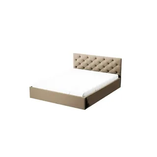 bettso Polsterbett mit Bettkasten Sara ¦ beige ¦ Maße (cm): B: 169 H: 85