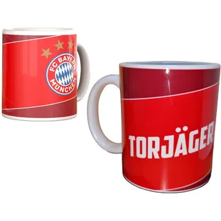 FC Bayern München Tasse Sprüchetasse, Cup, Mug, Kaffeetasse, Tasse, Kaffeebecher (Torjäger)