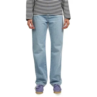 W' Noxon Pant "Smith" Denim Damen BLUE HEAVY WORN BLEACHED 24