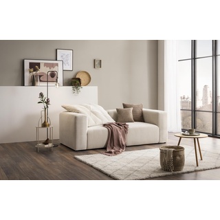 DOMO.Collection Modulsofa Adrian, 2 Sitzer aus zwei Polsterecken, 2 Couch, Sofa, Modul, 216 cm in creme