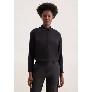 Seidensticker Hemdbluse Schwarz 46