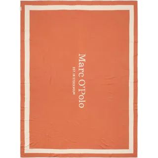 Statement Decke 150 x 200 cm orangefarben