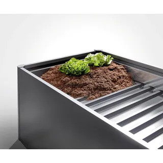 Biohort Zwischenboden Hochbeet 152 x 53 x 77 cm Dunkelgrau