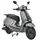 125 ccm 85 km/h Silber-Schwarz