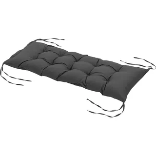 Bankauflage Für Gartenbank Sitzkissen Dick Polstert Auflage Gartenbankkissen Bequeme Bankmatte Für Balkon Terrasse 100x40x10 Cm Dunkelgrau