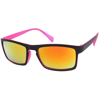 Goodman Design Retrosonnenbrille Damen und Herren Sonnenbrille Form: Vintage Retro angenehmes Tragegefühl. UV Schutz rosa