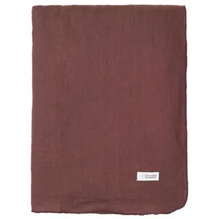 Broste Copenhagen Tischdecke Gracie Eco Friendly Linen aubergine