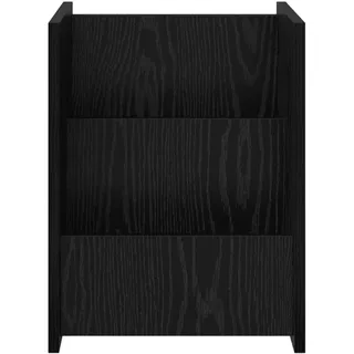 vidaXL Magazinregal Schwarz Eichen-Optik 35 x 35 x 45 cm Holzwerkstoff
