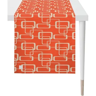 APELT Tischläufer 3966 Outdoor, Sommerdeko, Sommer (1-tlg), Jacquardgewebe orange