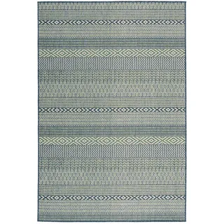 Pergamon Carpetto Outdoor-Teppich 120 x 170 cm Blau/Grün