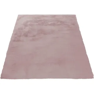 Fellteppich ANDAS "Alvin" Teppiche Gr. B/L: 120 cm x 170 cm, 45 mm, 1 St., rosa Fellteppich Esszimmerteppiche Teppich in Kaninchenfell-Optik und Haptik, Kunstfell