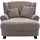 Luxus-Microfaser 120 x 101 x 142 cm taupe mit Zierkissen