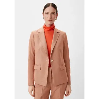 comma Jackenblazer Indoor-Blazer Blazer aus Viskosemix orange 32